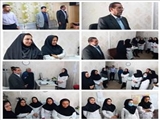 تبریک روز جهانی ماما توسط مدیر شبکه بهداشت و درمان اهر در مرکز شماره ۴ شهری