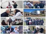 برگزاری اردوی جهادی پزشکی و دندانپزشکی به یاد شهدای خدمت در روستای بکرآباد ورزقان