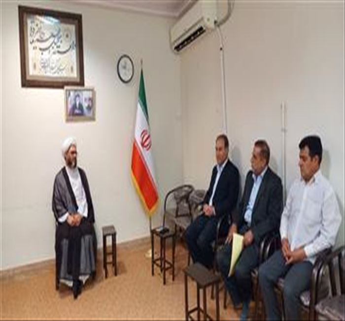 دیدار مدیر شبکه بهداشت و درمان اهر با امام جمعه شهرستان